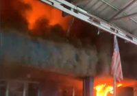 Api Berkobar di Jalan KS Tubun Banjarmasin