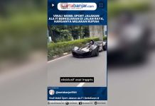 VIDEO - Viral! Mobil Sport Jalanan ala F1 Berkeliaran di Jalan Raya, Harganya Miliaran Rupiah