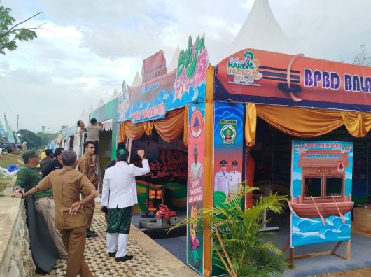 Bahtera Nabi Nuh, Jadi Simbol Mitigasi Bencana BPBD Balangan Paling Edukatif di Expo HUT