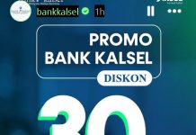Nikmati Diskon 30% Makan di Restoran Ta Xiao Banjarmasin Pakai Kartu ATM Bank Kalsel