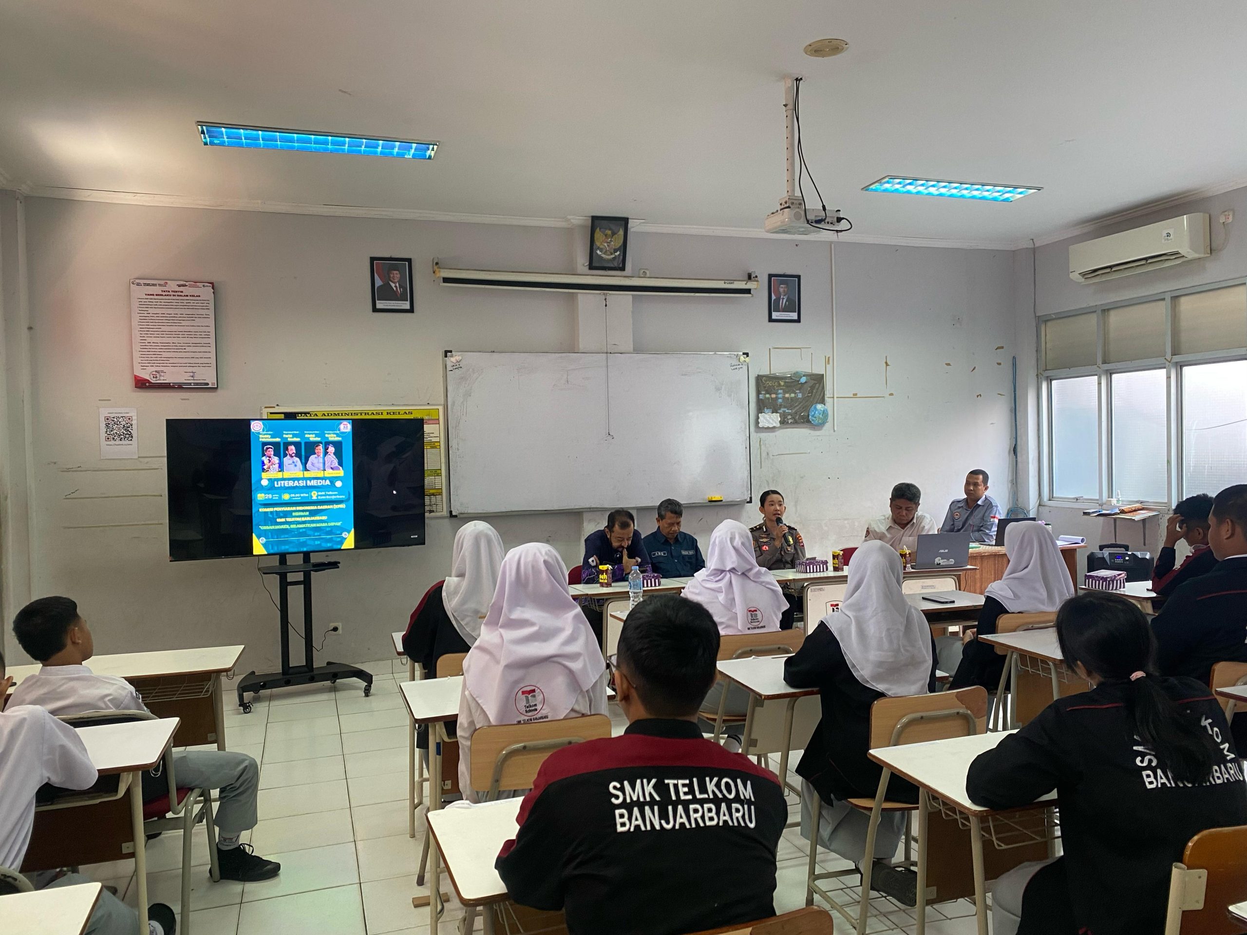 CEGAH HOAKS! KPID Kalsel Gandeng SMK Telkom Banjarmasin Bentuk Pasukan Anti-Berita Bohong
