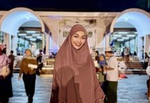 Denada Kini Rajin Belajar Agama Islam