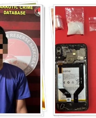 Digerebek di Kintap! Bandar Sabu Nyaris Lolos, Polisi Sita Lebih dari 5 Gram Barang Haram