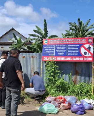 Sampah Ada Terus di Jalan Pusara, Pemerintah Kabupaten Tanah Laut Pasang Peringatan Serius