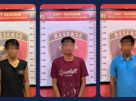 Tiga Pelaku Pengoroyokan di Sungai Tabuk Berhasil Dibekuk Polisi