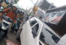 Laka Lantas di Sungai Lulut, Akibat Sopir Mengantuk, Mobil Ringsek