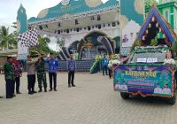 215 Mobil Hias Semarakkan Pawai Ta’aruf MTQ Nasional ke-IV Kecamatan Kusan Tengah