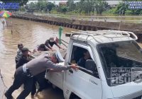 Jalan Amuntai-Kelua di Desa Sungai Turak Masih Rusak Parah, Satlantas Polres HSU Peringatkan Pemudik