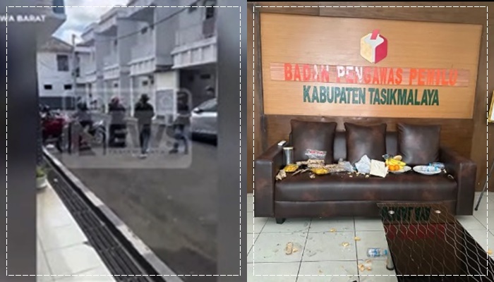 Kantor Bawaslu Tasikmalaya Diteror4