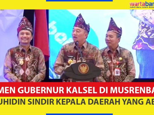 VIDEO - Momen Gubernur Kalsel di Musrenbang, H Muhidin Sindir Kepala Daerah yang Absen