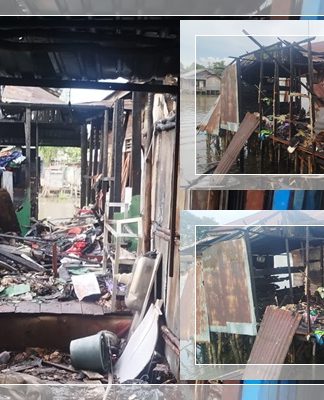 Dua Anak Nyaris Terpanggang! Rumah Kontrakan di Kuin Selatan Ludes Terbakar saat Ditinggal Orang Tua