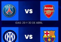 JADWAL SEMIFINAL Liga Champions 2024/2025: Arsenal vs PSG & Barcelona vs Inter Milan