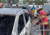 JBA Pastikan Belasan Mobil Terbakar di Pelelangan Komplek Kota Citra Grha Diproses Asuransi