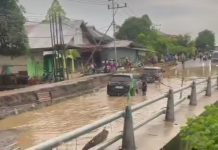 Jalan Sungai Turak Amuntai Kembali Banjir