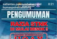 Warga Tabalong Resah Razia STNK Hingga Harus Bayar Rp 400 Ribu per Hari, Kasatlantas : Hoaks