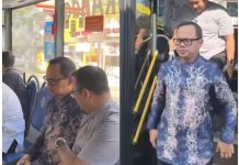Hadir di Musrenbang, Bima Arya Pilih Naik Bus Trans Banjarbakula