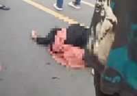 Pengendara Terkapar Km 18 Anjir Pasar