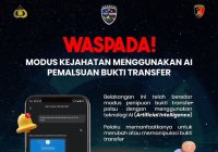 Waspada Marak Bukti Transfer Palsu Hasil AI