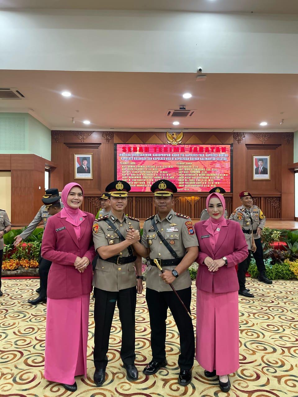 Serah terima jabatan Kapolres Balangan