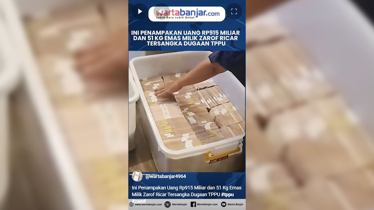 VIDEO - Ini Penampakan Uang Rp915 Miliar dan 51 Kg Emas Milik Zarof Ricar Tersangka Dugaan TPPU