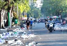Wali Kota Banjarmasin Keluhkan Serakan Sampah di Sekitar Taman Siring 0 Km Sisa Acara Lomba