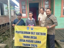 Sayyid Hasan Semringah Dapat BLT Ektrim dari Pemerintah Desa Pasar Lama