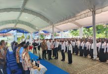 Bupati Banjar Lantik 122 Pegawai Menjadi PPPK Satpol PP