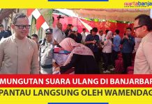 VIDEO - Pemungutan Suara Ulang di Banjarbaru Dipantau Langsung oleh Wamendagri