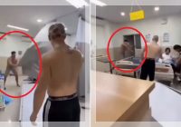 Bule Telanjang Dada Ngamuk & Hancurkan Klinik di Bali! Banting Lemari hingga Pasien Lari Keluar
