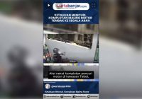 VIDEO - Ketahuan Mencuri, Komplotan Maling Motor Tembak ke Segala Arah Kenai Perut Pemilik