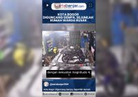 VIDEO - Kota Bogor Diguncang Gempa, Sejumlah Rumah Warga Rusak