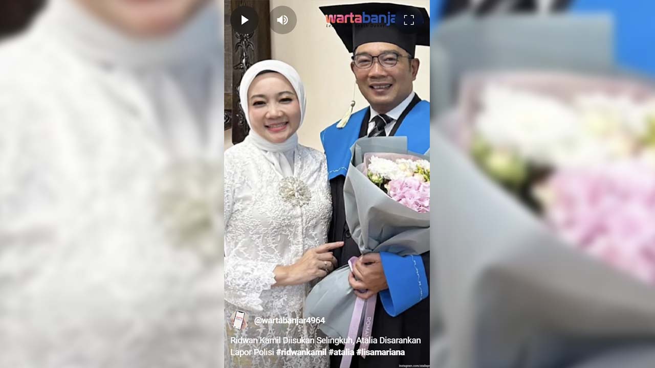 isu ridwan kamil dan lisa mariana