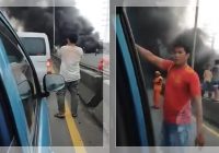 Bikin Panik Pengendara! Kolong Tol Dekat JIS Terbakar, Asap Hitam Membumbung