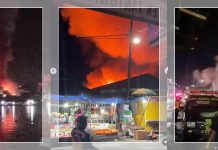 SI JAGO MERAH Mengamuk di Pasar Sari Mulia Kuala Kapuas, Puluhan Kios Hangus Terbakar​