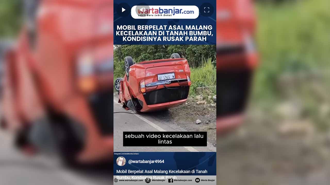 kecelakaan di tanah bumbu