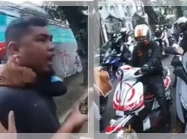 VIRAL! Aksi Anggota Klub Motor Senggol Warga & Ditantang Duel: Jawabannya: “Gua Anggota!”