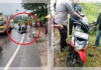 Pengendara Sepeda Motor Diduga Tewas di Arah Menuju Jembatan Barito