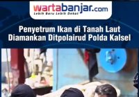 VIDEO - Penyetrum Ikan di Tanah Laut Diamankan Ditpoairud Polda Kalsel #setrumikan  #ilegal  #ditpolairud