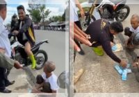 VIRAL VIDEO Uang Rp50 Ribu Berhamburan di Balangan, Ternyata Pemiliknya Pengendara Trail Ini