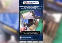 VIDEO - MENEGANGKAN! Detik-detik Polisi Kejar dan Tangkap Pencuri Bawang di Pelaihari