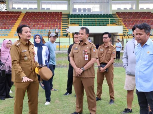 Wagub Kalsel Kembali Tinjau Stadion 17 Mei, November Siap Digunakan