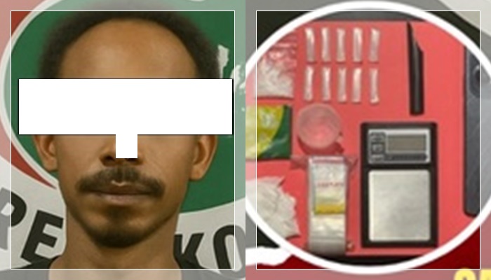 Satresnarkoba Kotabaru Beraksi! Pria Asal Kediri Ditangkap Bawa 12 Paket Sabu Siap Edar