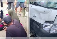 Motor Vs GranMax di Jalan Trans Kalimantan Anjir Batola, Dua Wanita Terpental ke Aspal