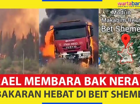 VIDEO - NERAKA DI TENGAH ISRAEL: Kobaran Api Landa Beit Shemesh, Ribuan Orang Dievakuasi