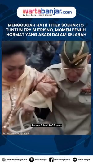 VIDEO - Menggugah Hati! Titiek Soeharto Tuntun Try Sutrisno, Momen Penuh Hormat yang Abadi dalam Sejarah
