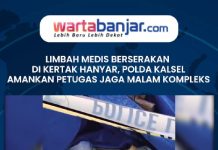 VIDEO - Limbah Medis Berserakan di Kertak Hanyar, Polda Kalsel Amankan Petugas Jaga Malam Kompleks
