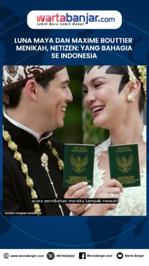 VIDEO - Luna Maya dan Maxime Bouttier Menikah, Netizen: yang Bahagia se Indonesia