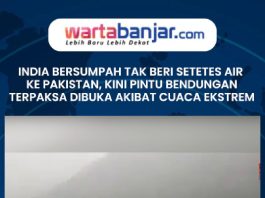 VIDEO - India Bersumpah Tak Beri Setetes Air ke Pakistan, Kini Pintu Bendungan Terpaksa Dibuka Akibat Cuaca Ekstrem