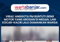 VIDEO - VIRAL! Anggota PM Buntuti Geng Motor yang Arogan di Medan, Lari Kocar-Kacir Lalu Diamankan Warga
