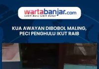 VIDEO - KUA Awayan Dibobol Maling, Peci Penghulu Ikut Raib